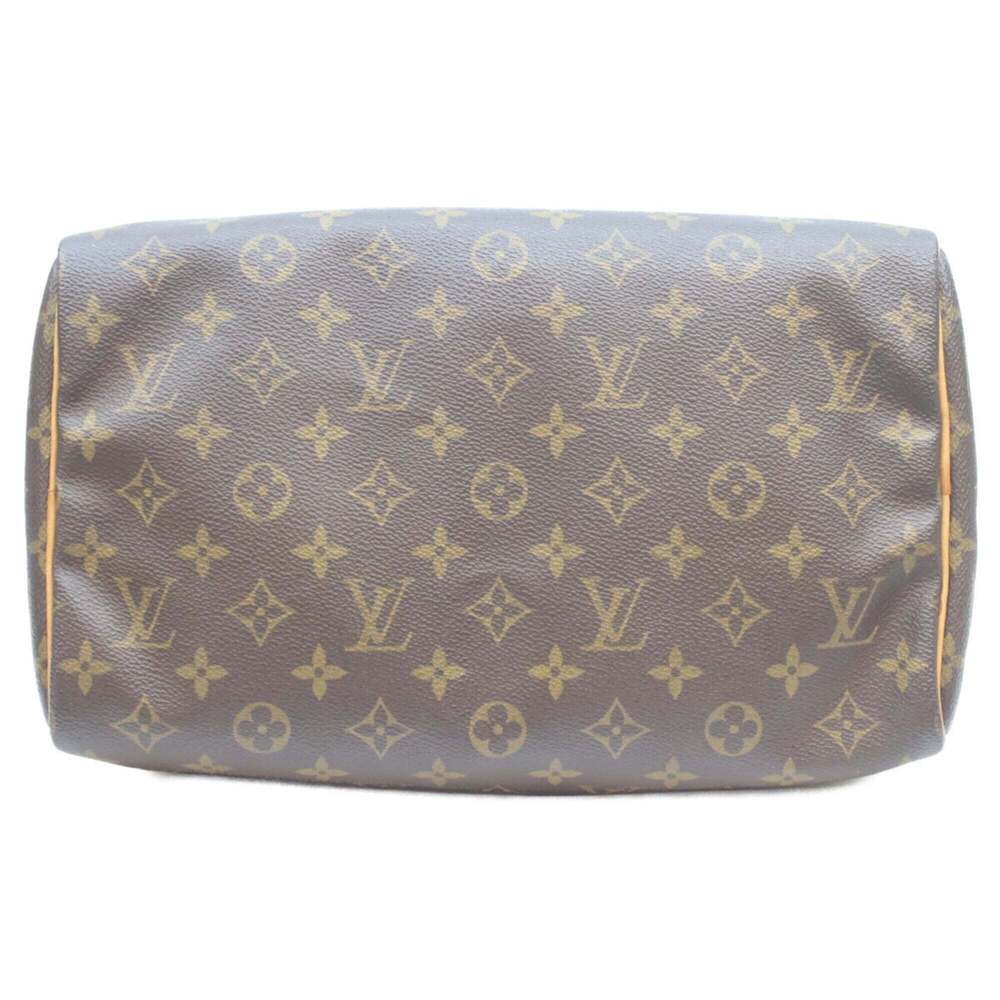 LOUIS VUITTON Authentic Brown Monogram Speedy 30 Boston Bag - Picture 5 of 10